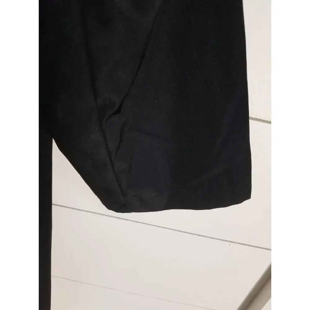 Women's Liz Claiborne Hooded Winter Coat Large Black Full Zip - Picture 9 of 11